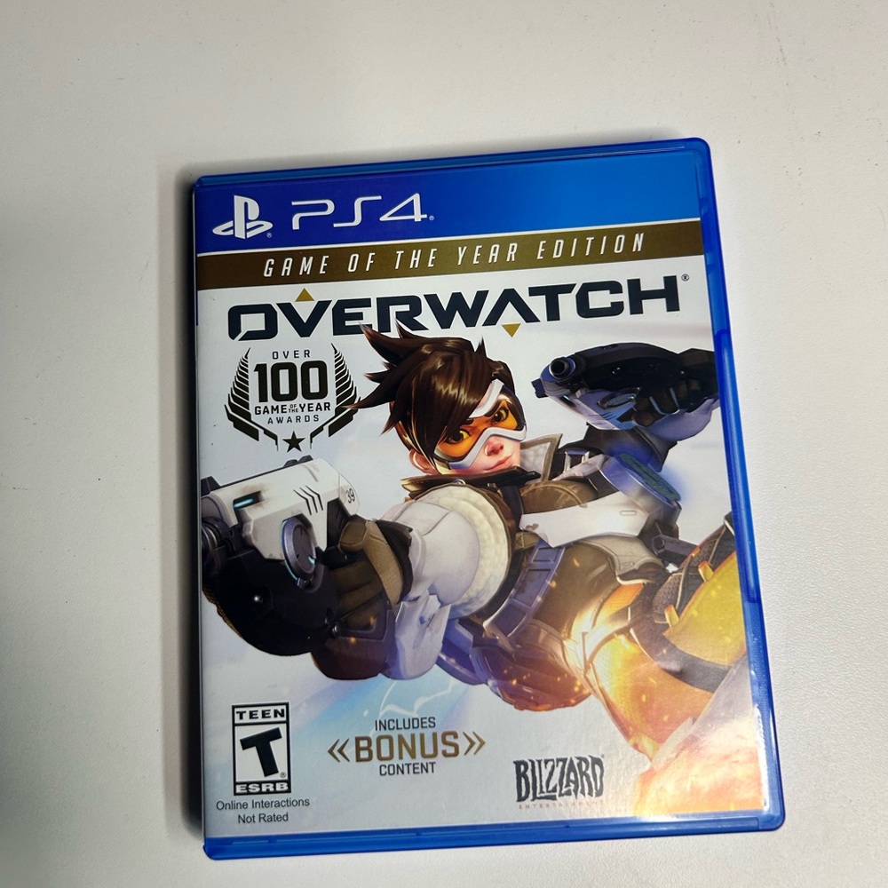Overwatch Game of the Year Edition for PS4 - Blue Case